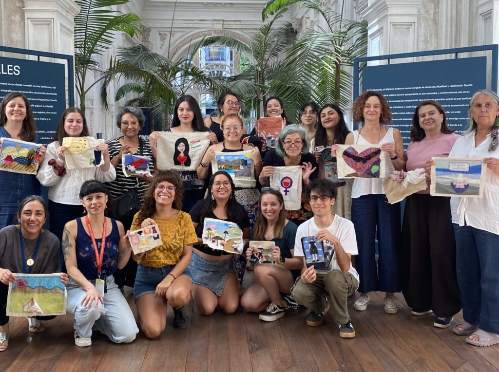 Con emoción finalizó el Taller de arpilleras en el Palacio Pereira